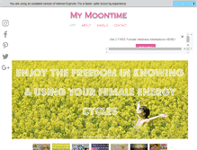 Tablet Screenshot of mymoontime.com